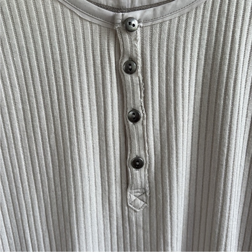 EUC Free People Gwen Henley High Low Ribbed
Tunic Top Size Small - Picture 7 of 11